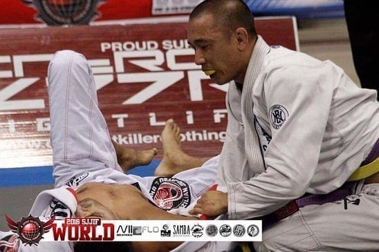 Coach David Yu competing at the Sport Jiu-Jitsu World Championships