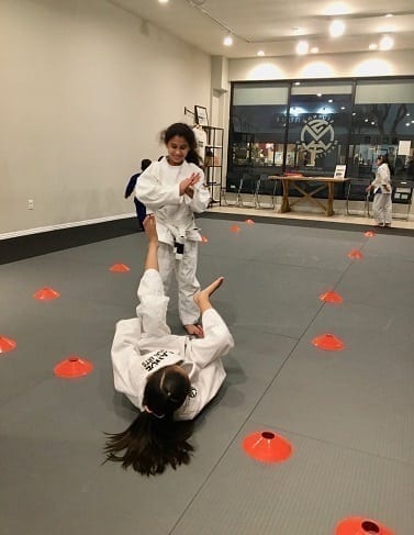 BJJ Kids Student Juliet from Covina at Silanoe Martial Arts