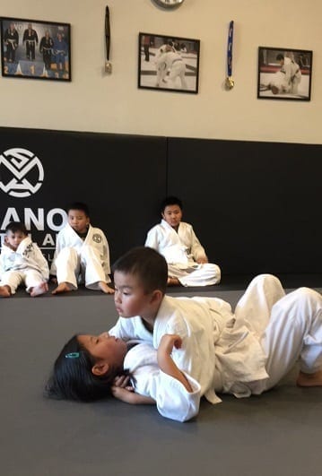 BJJ Kids sparring at our studio located San Gabriel Alhambra adjacent