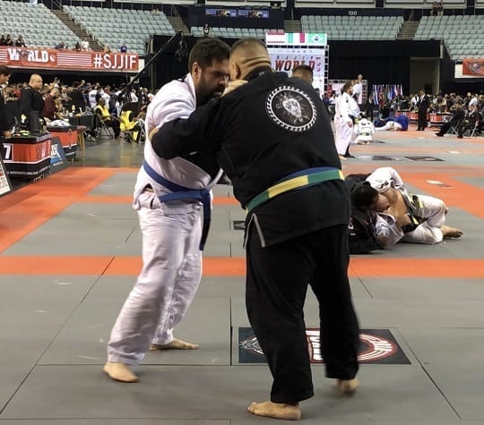 Silanoe Martial Arts student Dave Hall at the SJJIF Jiu-Jitsu World Championships